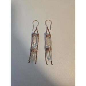 Buddha Jewelery Organics 2 Chainz Crystal Earrings